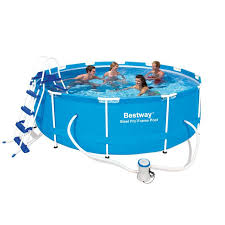 Piscine Tubulaire Bestway Steel Pro Frame 3 66 X 1m