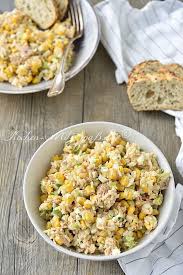 Reissalat Mit Thunfisch Und Mais Rezept Rezept In 2020 Reissalat Reissalat Mit Thunfisch Rezepte