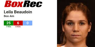 BoxRec: Leila Beaudoin