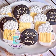 30th Birthday Cake For Him Beer Beer Mug Cookie Cutter The Cookie Cutter Shop Beer Birthday Birthday Beer Cake Beer Cake