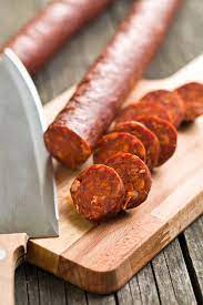 Spicy Beef Sticks Made With Ground Beef Spicy Pork Sausage Mustard Seed Liquid Smoke Flavoring Wor Beef Sticks Beef Snack Stick Recipe Beef Sticks Recipe