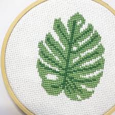 Download poppies pattern file (pdf, 2.4mb). Monstera Leaf Plant Succulent Funny Cute Cross Stitch Pattern Etsy Cute Cross Stitch Cross Stitch Patterns Free Easy Cross Stitch Patterns