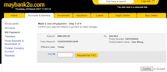 5% cashback for weekends spend in malaysia or overseas (capped at rm50 per principal easy bill payments via maybank2u. Https Www Aia Com My Content Dam My En My Aia My Aia Guide My Aia Step By Step Guide Online Payment Pdf