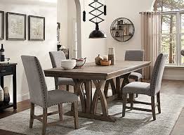Poplar Hills 5 Pc Dining Set In 2020 Dining Room Simple Farmhouse Style Dining Room Upholstered Dining Chairs
