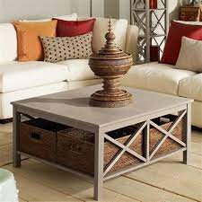 Establish what number of individuals is going to be utilising the room everyday to ensure that you can buy the right sized. 25 Square Coffee Table Decorating Ideas Sofa Table With Storage Coffee Table Large Square Coffee Table