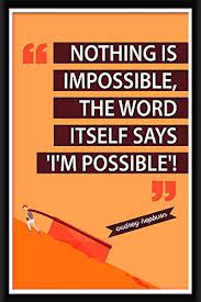 Is your office conveying what you want it to about your business? Green Panda Framed Quotes Inspiring Motivational Poster For Office Desk And Room Decoration I Am Possible Multicolour Digital Printing Framed Poster 8x12 Inch Amazon In Home Kitchen