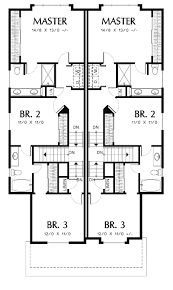 Stairs, stair design, evolutionary algorithms, computational. T Shaped Staircase In Cottage Duplex 69243am Architectural Designs House Plans