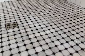 White circle tile bathroom floor. Marble Bathroom Tile Muse Kitchen And Bath Columbus Georgia