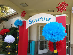Pin By Wreaths Styled By M On Beautiful Gatherings Dr Seuss Decorations Seuss Classroom Dr Seuss Day