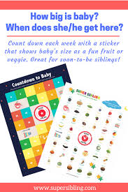 countdown to baby calendar best of super sibling baby