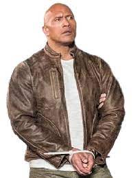 Rampage Dwayne Johnson Jacket Dwayne Johnson Distressed Leather Jacket Jackets