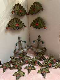 1930s Art Deco GILL Glass Polychrome Slip Shade Sconces PLUS much more.FREE  SHIP