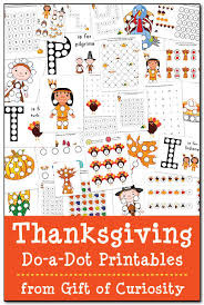 I noticed just recently that my boys enjoy connect the dots worksheets. Thanksgiving Do A Dot Printables Gift Of Curiosity