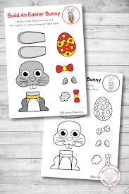 You can use this download for an easter themed project or for whatever you need. Build An Easter Bunny Craft Preschool Cut And Paste Printable Nurtured Neurons