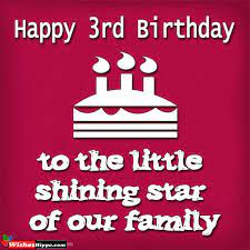 You are our little angel. Happy 3rd Birthday Wishes For Son Quotes Wishes Msg Image Wisheshippo