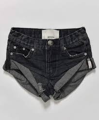 Oneteaspoon Kids Bandits Denim Short Fox Black Oneteaspoon