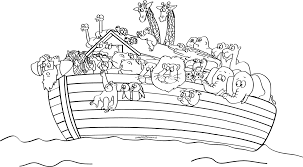 Teach your children the bible story of noah's ark with coloring pages. Download Children S Bible Coloring And Activity Pages With Noah Coloring Page Of Noah And The Ark Png Image With No Background Pngkey Com