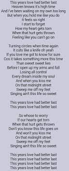 Pin On Favourite Song Lyrics