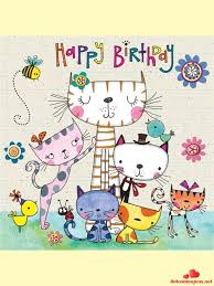 Belasimagens Net Baixe Imagens Fotos E Cartoes Postais Para Enviar No Facebook E Whatsapp G Happy Birthday Cat Happy Birthday Greetings Happy Birthday Cards