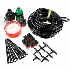 Mohern drip irrigation tubing, 100 feet 1/4 inch drip line irrigation hose with 20 pcs drip irrigation parts, drip irrigation kit. Funnytoday365 Diy Adjustable Size Micro Drip Irrigation System Plant Self Watering Outdoor Garden Hose Kits Tool 8m 8 Drop Head Buygardens Drip Irrigation Irrigation System Diy Drip Irrigation System