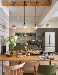Poutre Apparente En Bois Toutes Nos Idees Pour Les Mettre En Valeur Elle Decoration Deco Salon Design Design Industriel Cuisine Style Cuisine