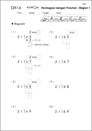 Contoh soal kumon matematika level a. Contoh Soal Kumon