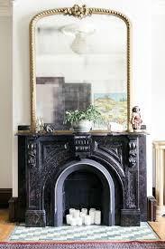 Antique victorian arch fireplace surround. Gold Mirror On Fireplace Novocom Top