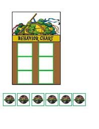 Behavior Chart Teenage Mutant Ninja Turtles