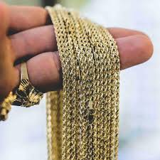 Shop 14k gold rope chain for men for women. 10k Solid Gold Rope Chain 1 5mm The Gld Shop
