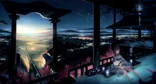 Maybe you would like to learn more about one of these? Japan Night Original Characters Landscape Anime Wallpaper Japan Anime Wallpaper Night 1297x698 Wallpaper Teahub Io