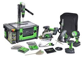 All In One Workstation Includes 8 Power Tools Separate Drill Circular Saw Jigsaw And Flashlight Easily Attach To The Workshop Cool Tools Cheap Power Tools