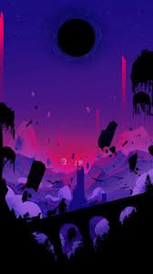 Enjoy our curated selection of 993 purple hair wallpapers and backgrounds from animes like tokyo ghoul and vocaloid. See My Collection Of Cool Iphone And Android Landscape Wallpapers And Background Images In 2 Mkbhd Wallpapers Cool Anime Wallpapers Black And Purple Wallpaper