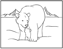 Who doesn't love a bear hug? Free Printable Bear Coloring Pages For Kids