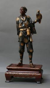 Japaqnese Bronze Statuary Japanese Meiji Era Bronze Statue Japanese Bronze Statue Japanese Art