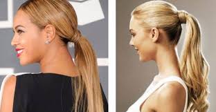 Yüksek at kuyruğu taç örgülü düz saç modelleri. At Kuyrugu Sac Modelleri