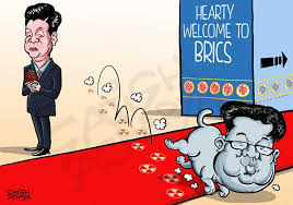 Kimjongun gippeumjo kim jong un let's women wear pants. Satish Acharya On Twitter Kim Jong Un Embarrasses China Mail Today Cartoon Kimjongun Northkoreanukes Bricssummit