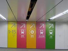 Tokyo Metro Shibuya Station Signage Signage Design Wayfinding Signage Design Signage