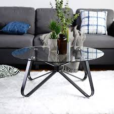 Shop allmodern for modern and contemporary glass coffee tables to match your style and budget. Warmcentre Round Coffee Table 32 Modern Glass Coffee Table Easy Assembly Tempered Glass Table For Living Room Buy Online At Best Price In Uae Amazon Ae