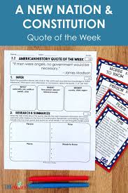 A New Nation And Constitution Task Cards Literacy Strategies Literacy Strategies Constitution Activities Teaching Us History