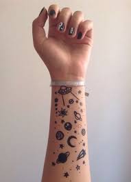 Image Result For Galaxy Tattoo Aesthetic Small Wrist Tattoos Simple Tattoo Designs Tattoos