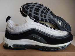 Nike Air Max 97 Black Cool Grey White Sz 11 Rare 312641 005 Nike Air Max 97 Nike Air Max Sneakers