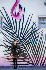 Black Polka Dot Ruffle Dress Murals Street Art Mural Art Mural Wall Art