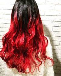 namiさんはinstagramを利用しています グラデーションカラー 派手髪 赤髪 ロングヘア gradationcolor graduation haircolor hairstyle longhair manicpanic マニックパニック マニパニ フリ ロングヘア 派手髪 赤 髪