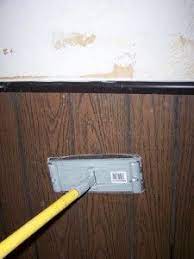 Find a full tutorial here. How To Paint Faux Wood Paneling Or Fake Wood Good Ideas And Tips Wood Paneling Makeover Paneling Makeover Faux Wood Wall