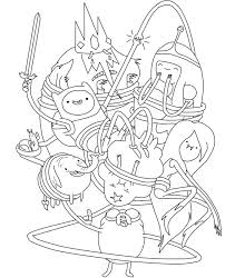 Funny Adventure Time Coloring Pages Adventure Time Cartoon Coloring Pages Hora De Aventura Dibujos Ilustraciones Libros Para Colorear
