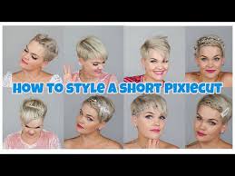 You've thought about it, and you decide you want to cut your hair short but want to test the waters a little first. How To Style A Short Pixiecut 2 12 Ways To Style Short Hair Salirasa Youtube Short Hair Styles Short Hair Styles Pixie Haircuts For Thin Fine Hair