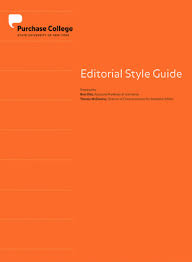 This guide explains customer expectations for transcript errors in your work may lead to lowered metrics. Editorial Style Guide Purchase College