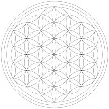 Blume Des Lebens Leinwand Malvorlage Leinwandbild Auf Keilrahmen Zum Selber Ausmalen Blume Des Lebens Keilrahmen Lebensblume Tattoo