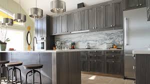 backsplash ideas for gray kitchen cabinets