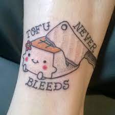 A Firm Glance At Tofu Tattoos • Tattoodo
